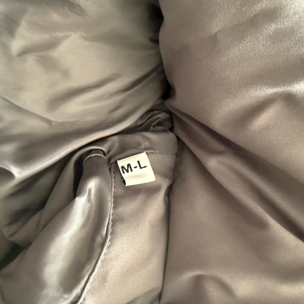 Gray Puffer Jacket - Picture 4 of 6